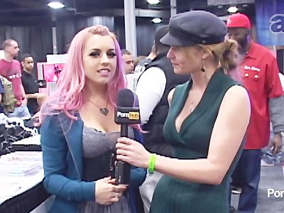 PornhubTV Lexi Belle Interview at eXXXotica 2012