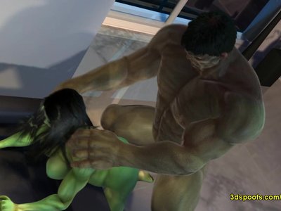 She Hulk He - There is nothing like crazy angry sex!