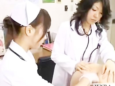 Japanese ladys exposed anus studied by milf nurses