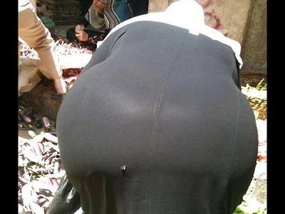 Arab Street Voyeur - Chubby Plumper Butt - Ass Mature Booty
